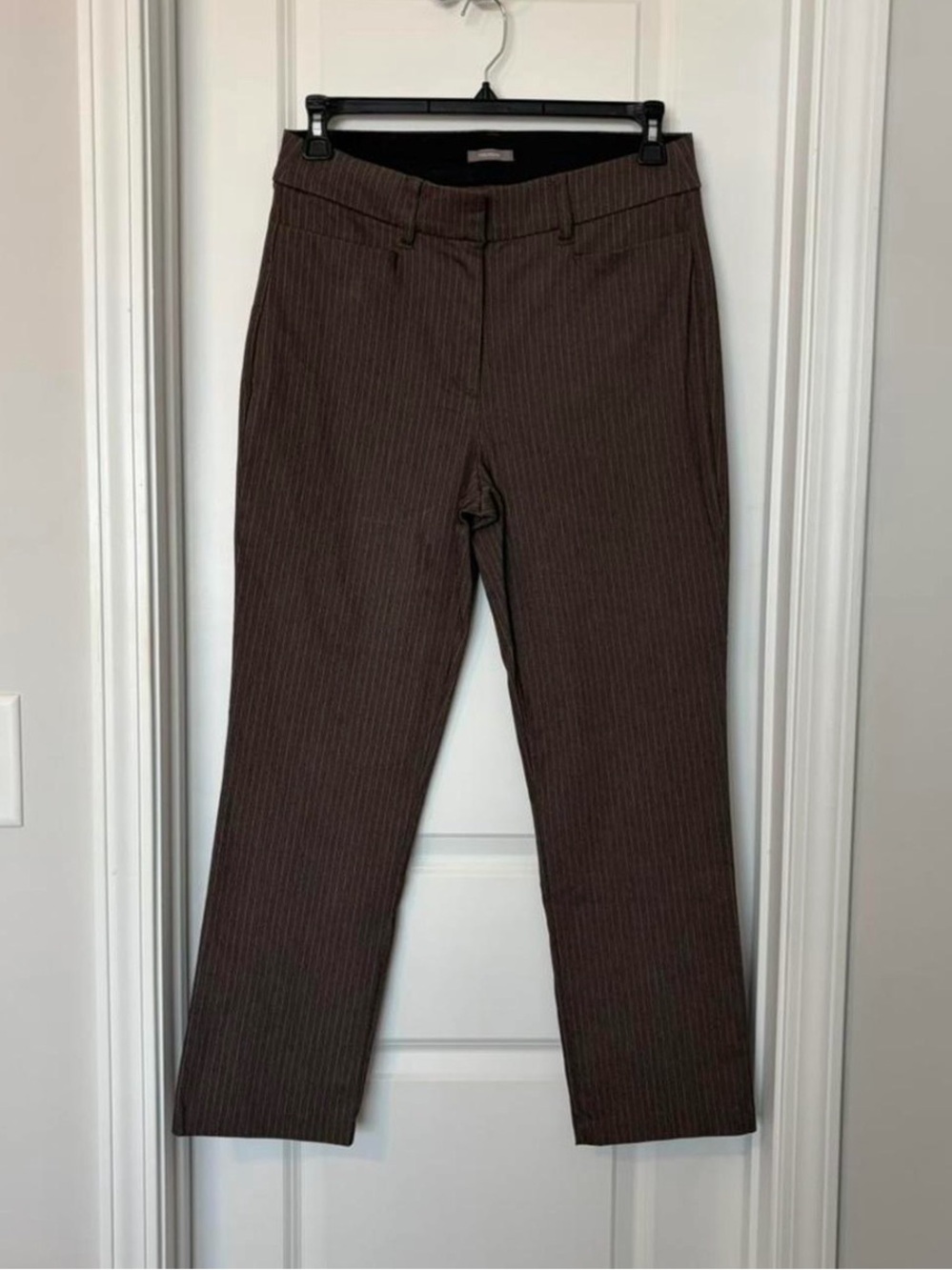 Maurices Chocolate Brown Pinstripe Dress Trousers
Size L
